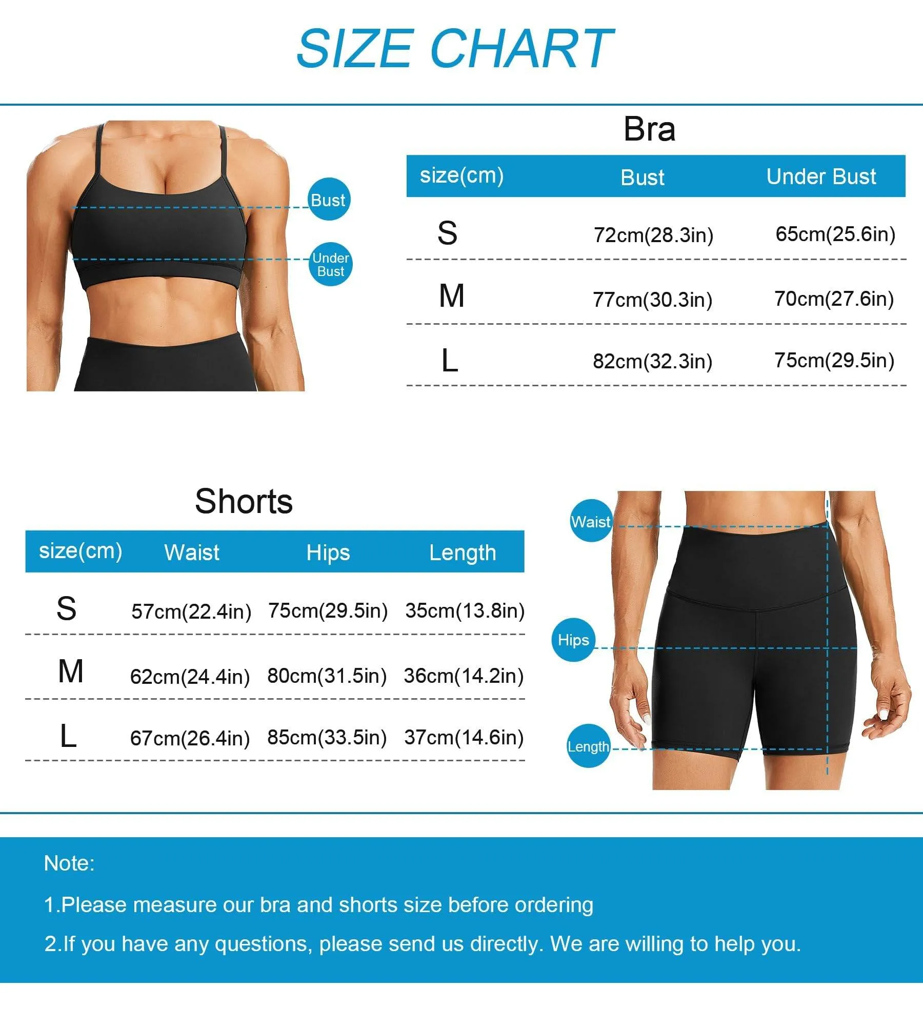 WodoWei Butterluxe Workout Sets for Women 2 Piece Gym Yoga Y-Back Sports Bra High Waist Biker Short Outfits(W316-Royal Blue-S)
