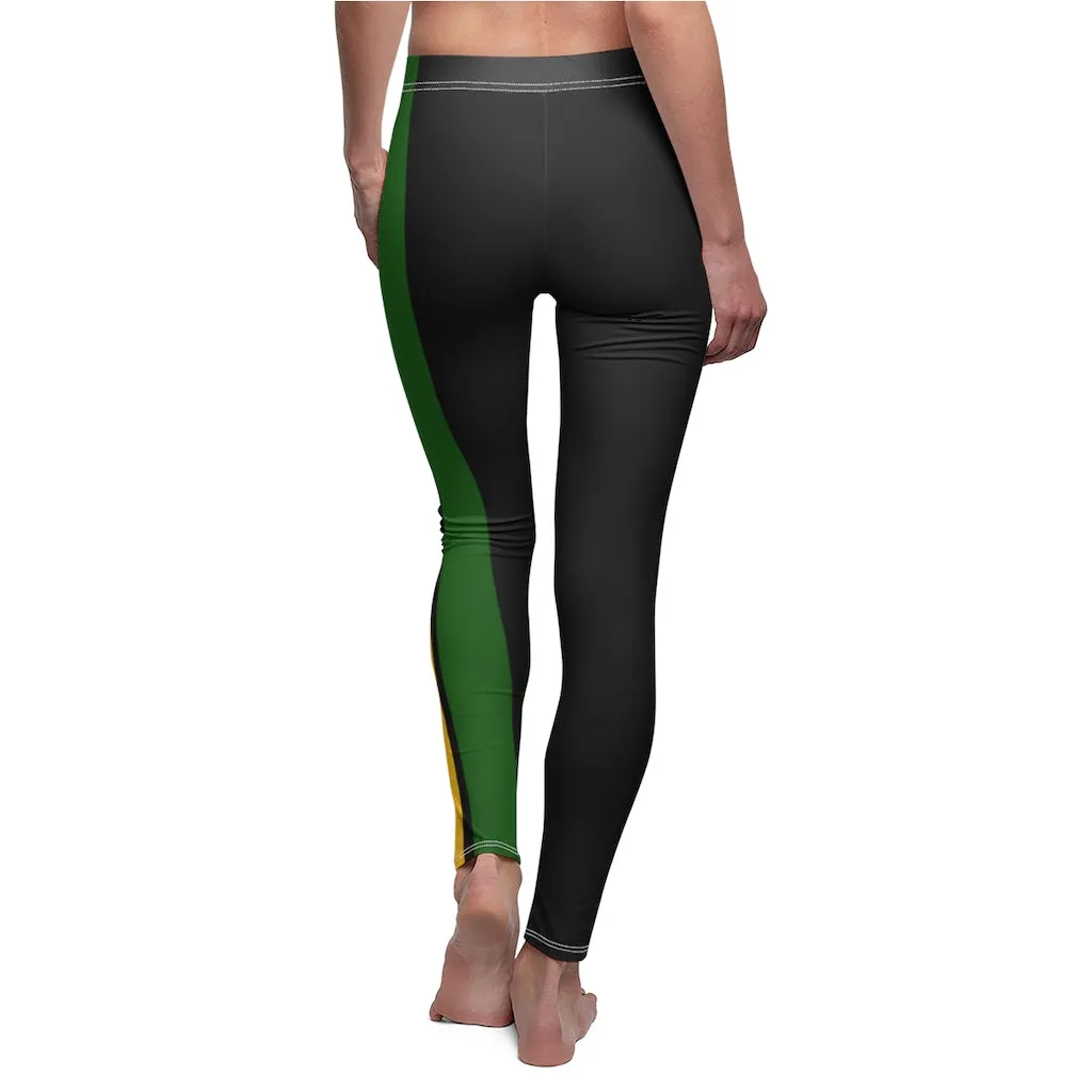 Women's Casual Leggings (PAN-COL-BLK)