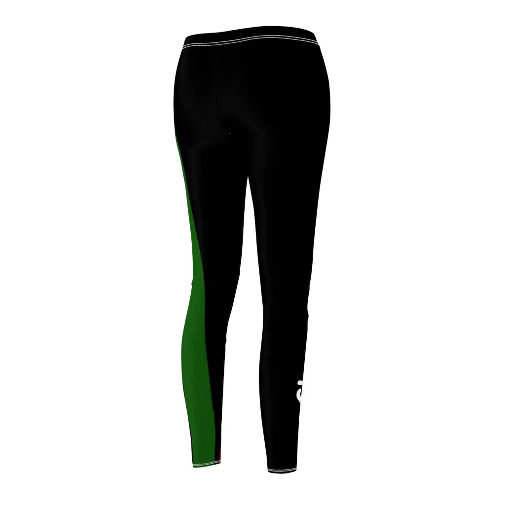 Women's Casual Leggings (PAN-COL-BLK)