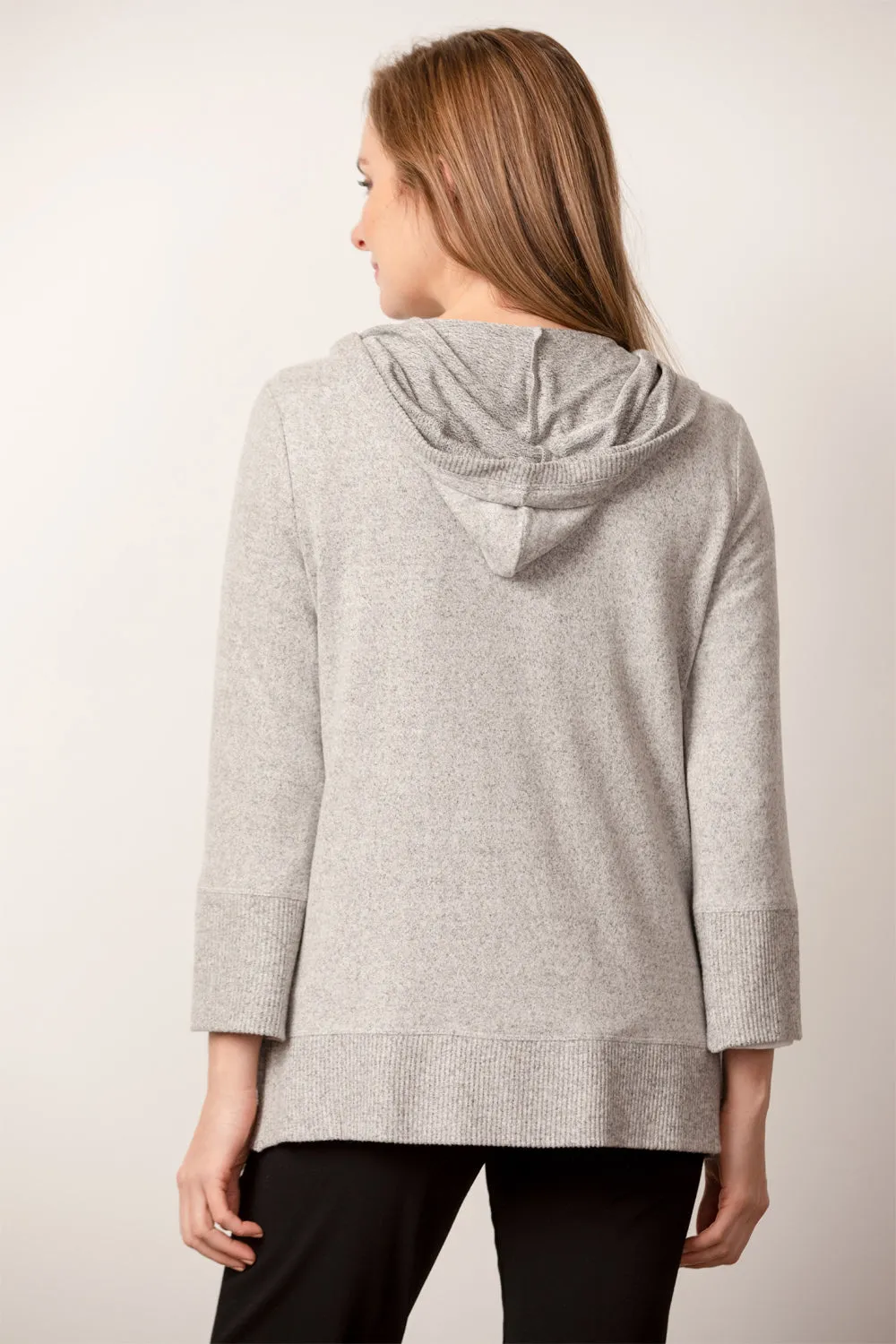 Women's Habitat | Take Me With You Fleece Hoodie | White Grey