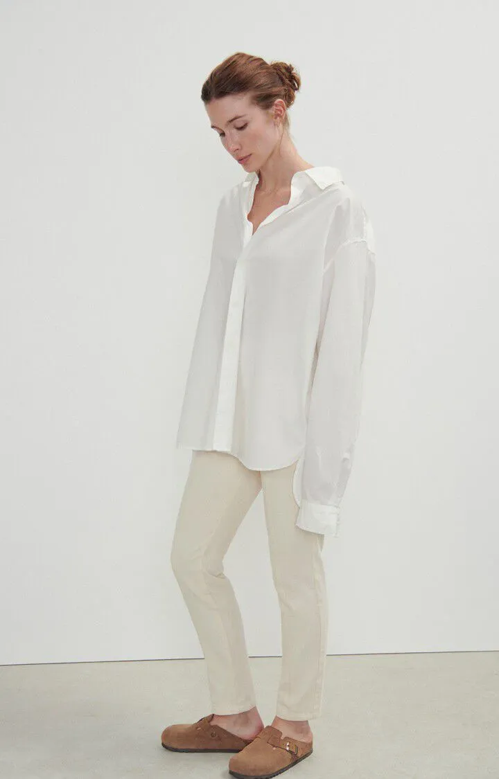 WOMEN'S TROUSERS TIRABAY - ECRU