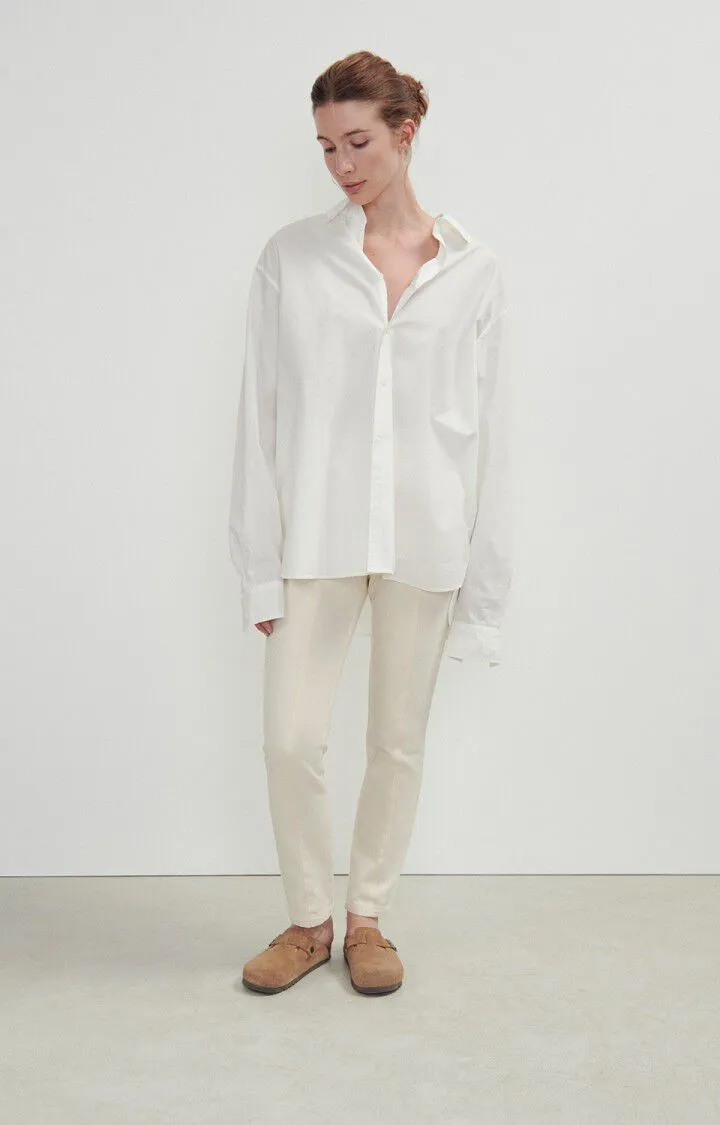 WOMEN'S TROUSERS TIRABAY - ECRU