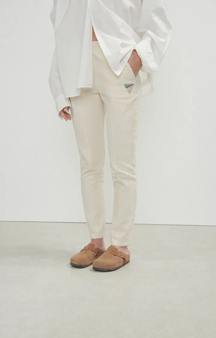 WOMEN'S TROUSERS TIRABAY - ECRU