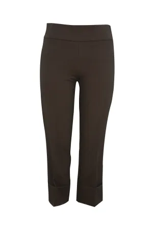 Women's Up! | Crop Pull On Pants with Wide Cuffs | Black