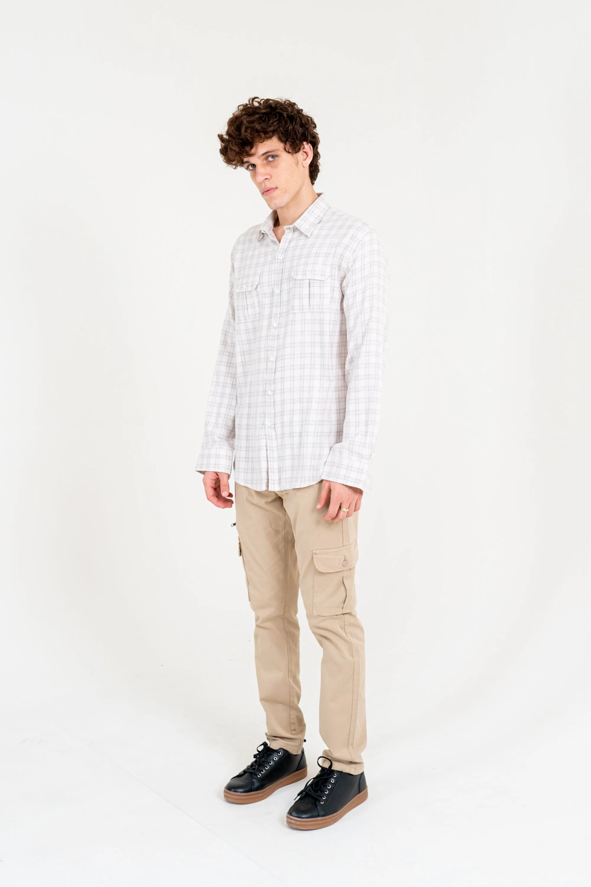 Woolen Check Shirt