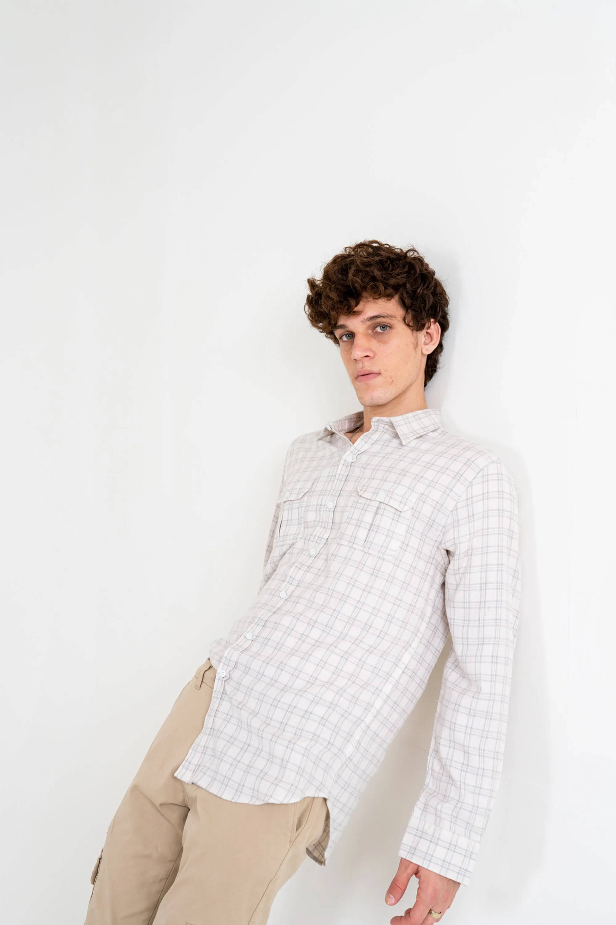 Woolen Check Shirt