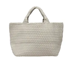 Woven Medium Tote - Linen