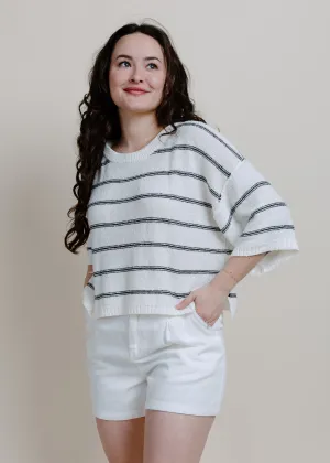 Wrenlee Striped Sweater Black