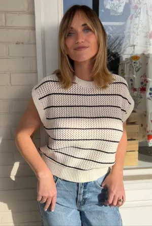 [Z Supply] Ines Sleeveless Striped Sweater