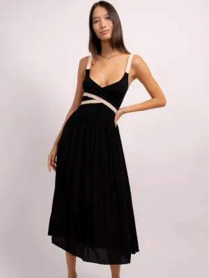 zayn pleated dress